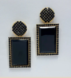 THE LUXE NK GLAM GIRL LUXURY JEWELRY COLLECTION - HEARTS ON FIRE HEART HOOP EARRINGS - VER5278