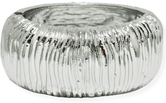 THE LUXE NK GLAM GIRL LUXURY JEWELRY COLLECTION - SILVER/METAL SIMPLE BUT ELEGANT METAL CUFF /BANGLE /BRACELETS - BG5336