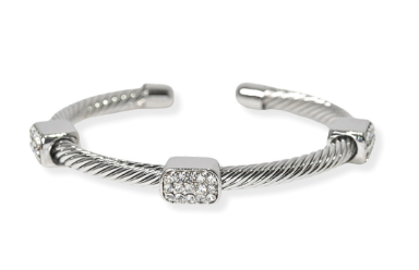 THE LUXE NK GLAM GIRL LUXURY JEWELRY COLLECTION - 14K PLATED DY DESIGNER RHINESTONE BRACELET & BANGLE - VOLUME 1