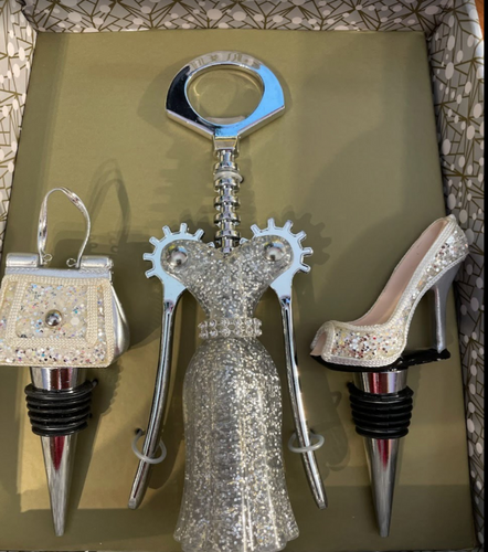 THE LUXE NK GLAM GIRL HOME/KITCHEN DECOR COLLECTIONS-WINE1