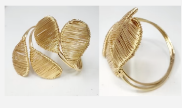 THE LUXE NK GLAM GIRL LUXURY JEWELRY COLLECTION - SILVER/METAL SIMPLE BUT ELEGANT METAL CUFF /BANGLE /BRACELETS - BG5336