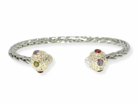 THE LUXE NK GLAM GIRL LUXURY JEWELRY COLLECTIONS-14K PLATED MULTI COLORED RHINESTONE