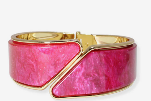 THE LUXE NK GLAM GIRL LUXURY JEWELRY COLLECTION - CELLULOID ACETATE BANGLE BRACELETS - VOLUME 1