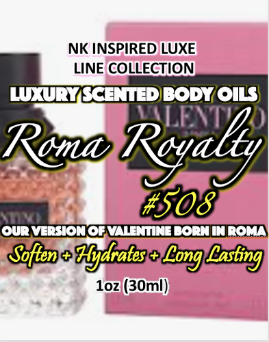 NK INSPIRED LUXE LINE SHEA BODY BUTTERS & OIL COLLECTION -  #509- PARADOX GLOW -  OUR VERSION OF VALENTINO BORN IN ROMA (Copy)