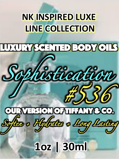 NK INSPIRED LUXE LINE SHEA BODY BUTTERS & OIL COLLECTION - #536 - SOPHISTICATION -OUR VERSION OF TIFFANY BLUE