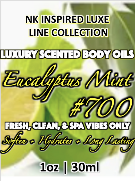 NK INSPIRED LUXE LINE SHEA BODY BUTTERS & OIL COLLECTIONS-#700-EUCALYPTUS MINT