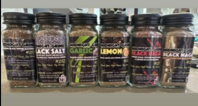 MIDNIGHT GRIND PREMIUM BLACK PEPPER & GLAZES COLLECTION