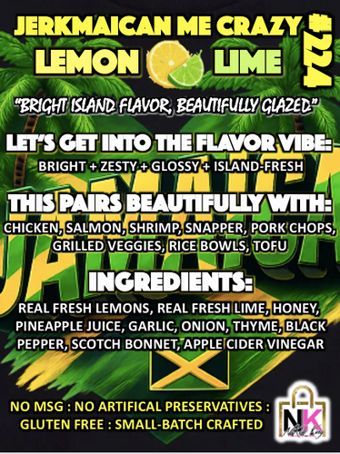 THE JERKMAICAN ME CRAZY DRY RUB & MARINADE GLAZES CARIBBEAN COLLECTION