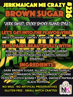 THE JERKMAICAN ME CRAZY DRY RUB & MARINADE GLAZES CARIBBEAN COLLECTION