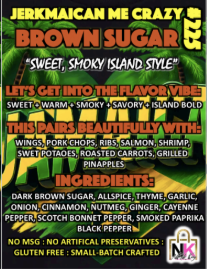 THE JERKMAICAN ME CRAZY DRY RUB & MARINADE GLAZES CARIBBEAN COLLECTION