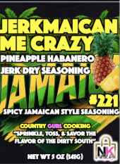 THE JERKMAICAN ME CRAZY DRY RUB & MARINADE GLAZES CARIBBEAN COLLECTION