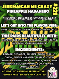 THE JERKMAICAN ME CRAZY DRY RUB & MARINADE GLAZES CARIBBEAN COLLECTION