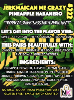 THE JERKMAICAN ME CRAZY DRY RUB & MARINADE GLAZES CARIBBEAN COLLECTION