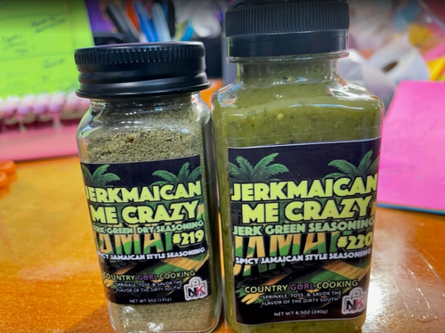 THE JERKMAICAN ME CRAZY DRY RUB & MARINADE GLAZES CARIBBEAN COLLECTION
