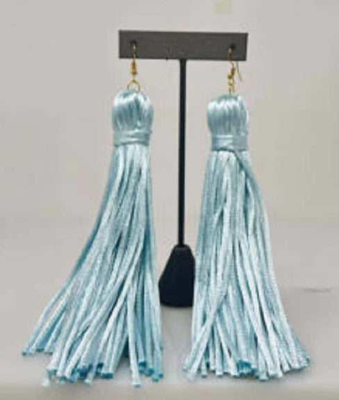 THE LUXE NK GLAM GIRL LUXURY JEWELRY COLLECTION - NK GLAM BEADED HOOPS - LE3034