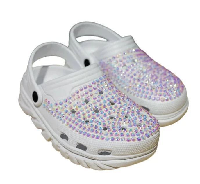 THE LUXE NK GLAM GIRL BLING COLLECTION - BLING RHINESTONE CROCS