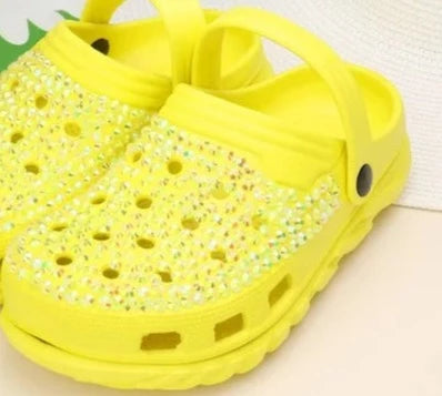 THE LUXE NK GLAM GIRL BLING COLLECTION - BLING RHINESTONE CROCS