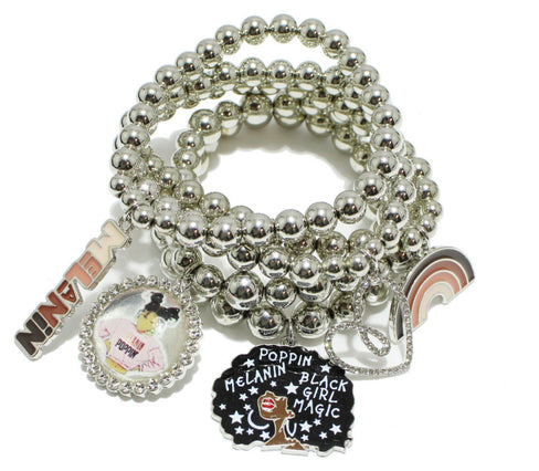 THE LUXE NK GLAM GIRL ACCESSORIES & BELT COLLECTION - GREEK HOOP DANGLE EARRINGS - YE3397