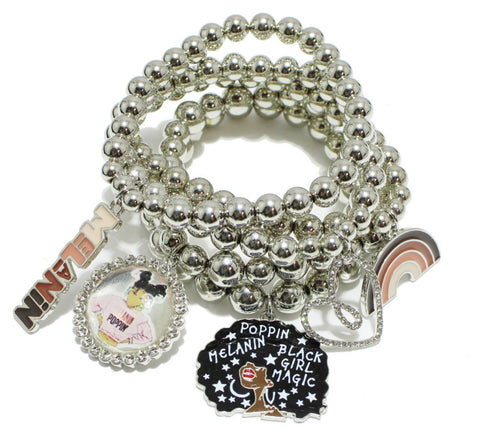 THE LUXE NK GLAM GIRL ACCESSORIES & BELT COLLECTION - GREEK HOOP DANGLE EARRINGS - YE3397