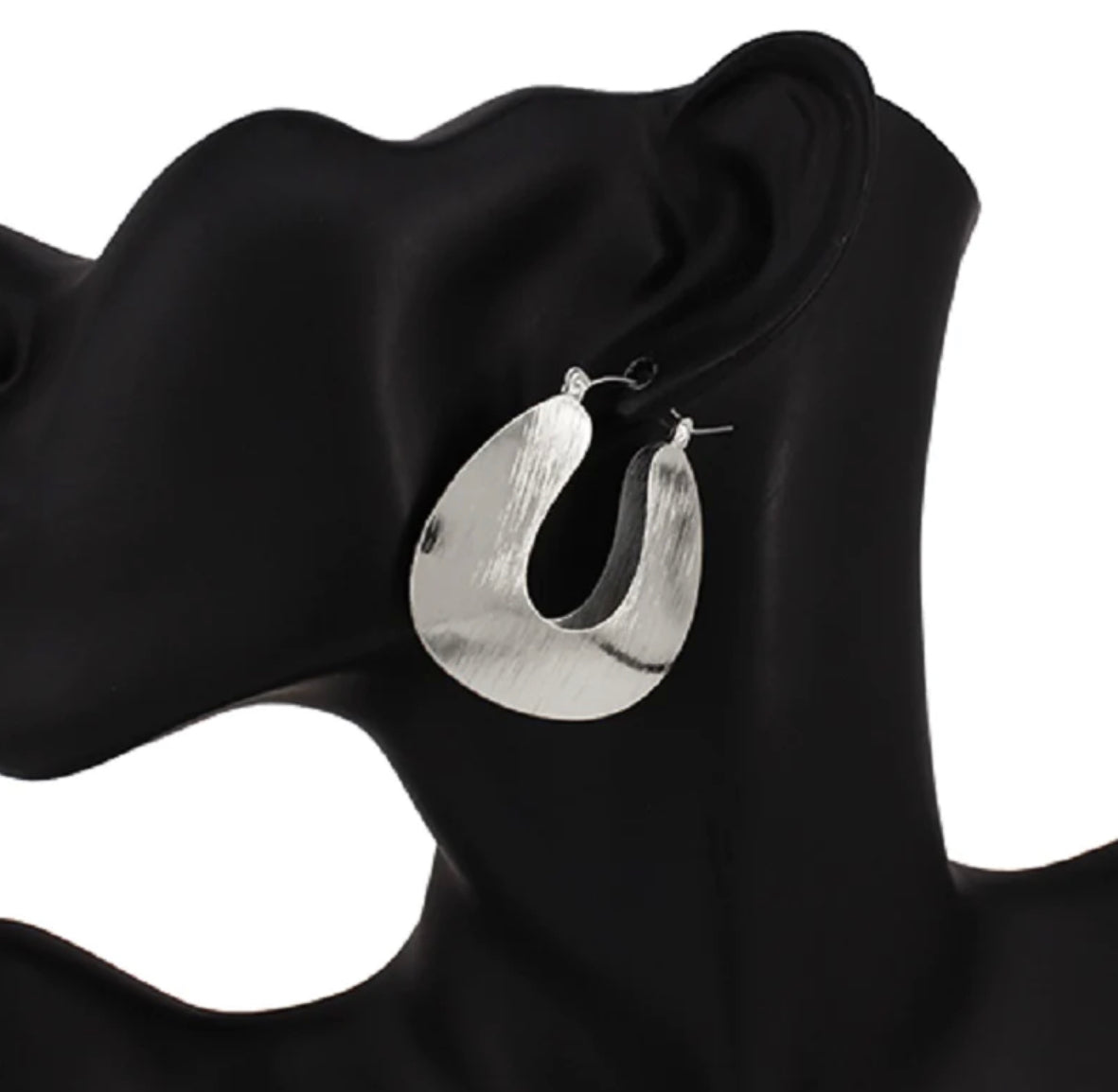 THE LUXER NK GLAM GIRL LUXURY JEWELRY COLLECTION - GREEK HOOP EARRINGS - YE3305