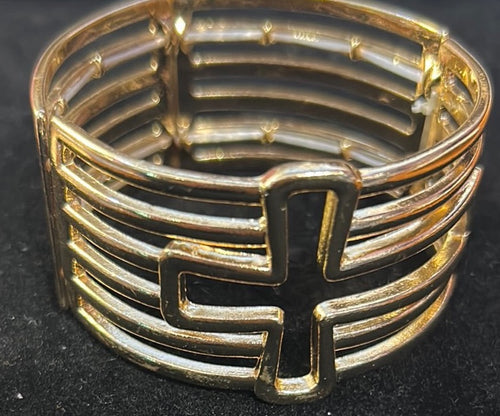 THE LUXE NK GLAM GIRL LUXURY JEWELRY COLLECTION - SIMPLE BUT ELEGANT METAL CUFF /BANGLE /BRACELETS - BG5336