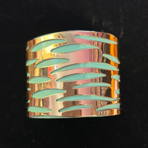THE LUXE NK GLAM GIRL LUXURY JEWELRY COLLECTION - SIMPLE BUT ELEGANT METAL CUFF /BANGLE /BRACELETS - BG5336