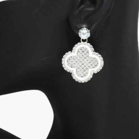 THE LUXE NK GLAM GIRL LUXURY JEWELRY COLLECTION- BELT COLLECTION- CLOVER STUD EARRINGS/BRACELETS/NECKLACES