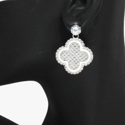 THE LUXE NK GLAM GIRL LUXURY JEWELRY COLLECTION- BELT COLLECTION- CLOVER STUD EARRINGS/BRACELETS/NECKLACES