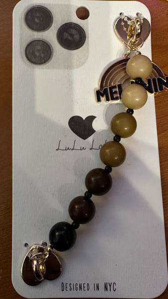 THE LUXE NK GLAM GIRL LUXURY JEWELRY COLLECTION - BLACK GIRL MAGIC CELL PHONE PHOTO ADHESIVE GRIP AND PHOTO STAND ACCESSORIES - 95764