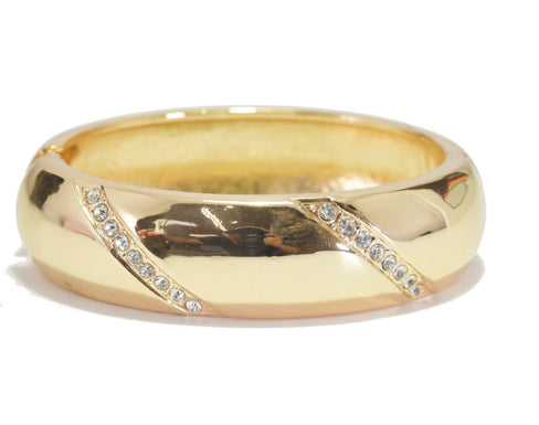THE LUXE NK GLAM GIRL LUXURY JEWELRY COLLECTION - SIMPLE BUT ELEGANT METAL CUFF /BANGLE /BRACELETS - BG5336