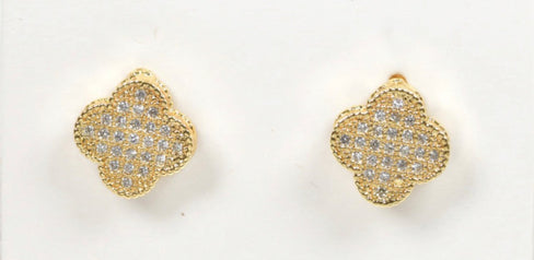 THE LUXE NK GLAM GIRL LUXURY JEWELRY COLLECTION- BELT COLLECTION- CLOVER STUD EARRINGS/BRACELETS/NECKLACES