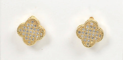 THE LUXE NK GLAM GIRL LUXURY JEWELRY COLLECTION- BELT COLLECTION- CLOVER STUD EARRINGS/BRACELETS/NECKLACES