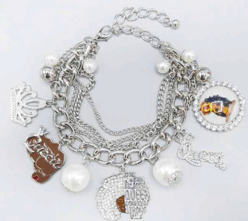 THE LUXE NK GLAM GIRL ACCESSORIES & BELT COLLECTION - GREEK HOOP DANGLE EARRINGS - YE3397