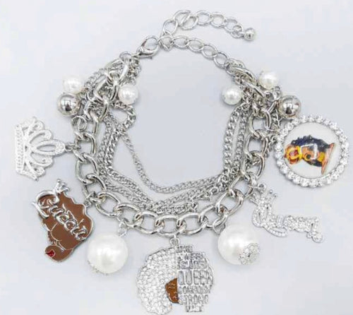 THE LUXE NK GLAM GIRL ACCESSORIES & BELT COLLECTION - GREEK HOOP DANGLE EARRINGS - YE3397