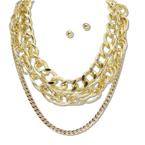 THE LUXE NK GLAM GIRL LUXURY JEWELRY COLLECTION - NK GLAM GIRL METAL NECKLACE SETS- VOLUME 1