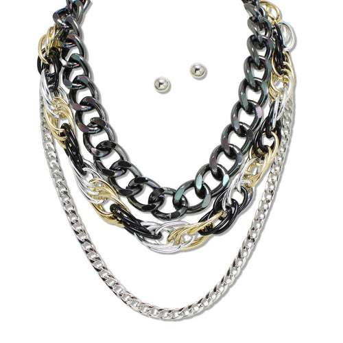 THE LUXE NK GLAM GIRL LUXURY JEWELRY COLLECTION - NK GLAM GIRL METAL NECKLACE SETS- VOLUME 1