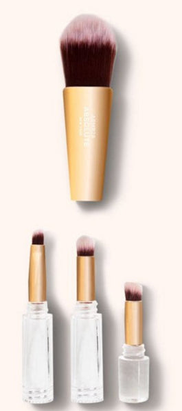 THE LUXE NK GLAM FLY GIRL BEAUTY COLLECTION - 4 IN 1 FOUNDATION & EYE BRUSH - ABMB26
