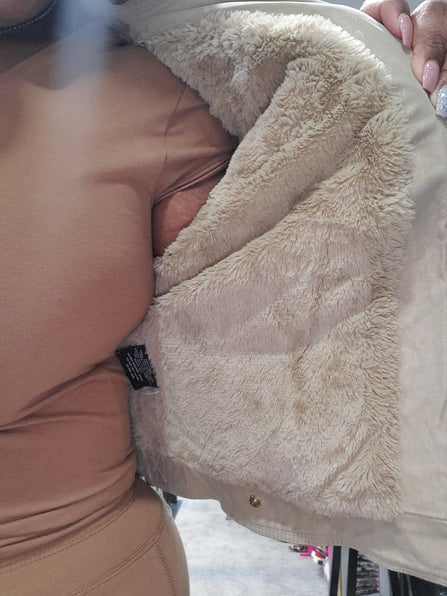 The LUXE NK Suede & Fur Sport Jacket