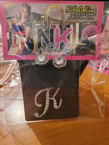 The LUXE NK INITIAL NECKLACE SET - NKJ81
