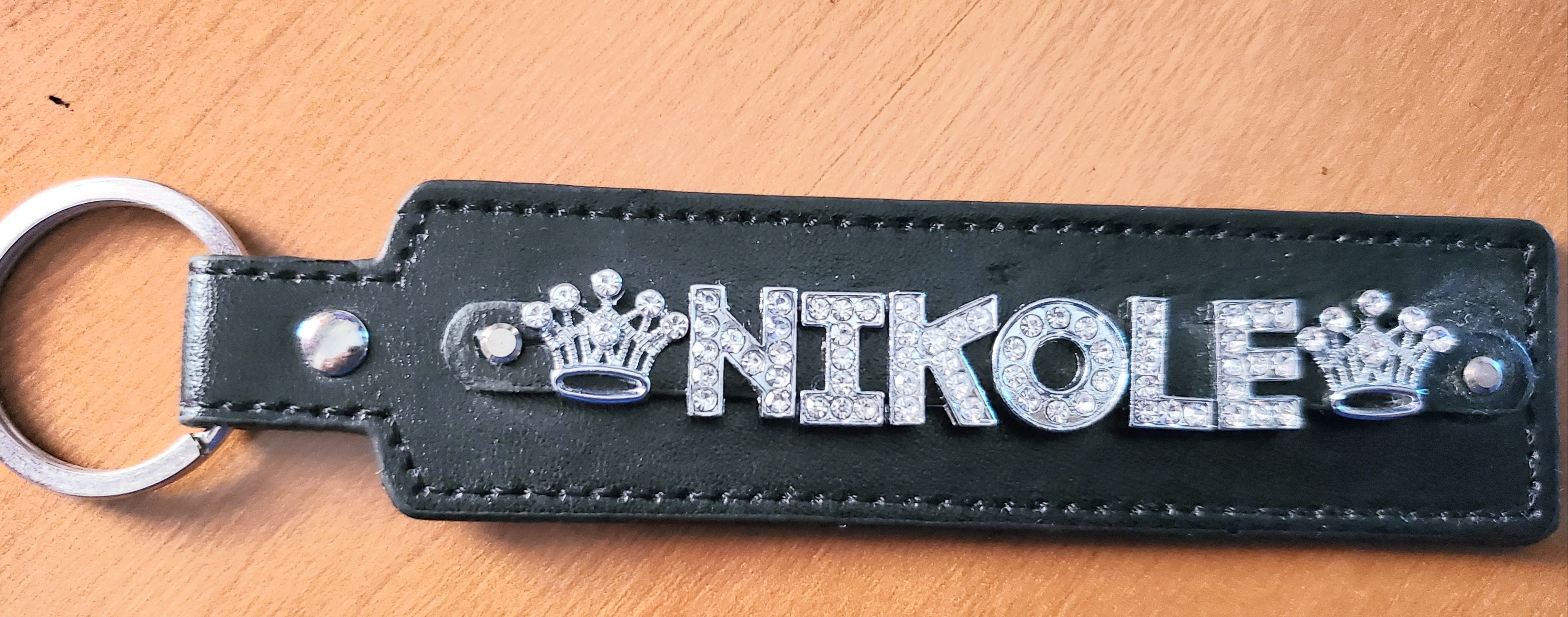The LUXE NK NAME KEYCHAIN