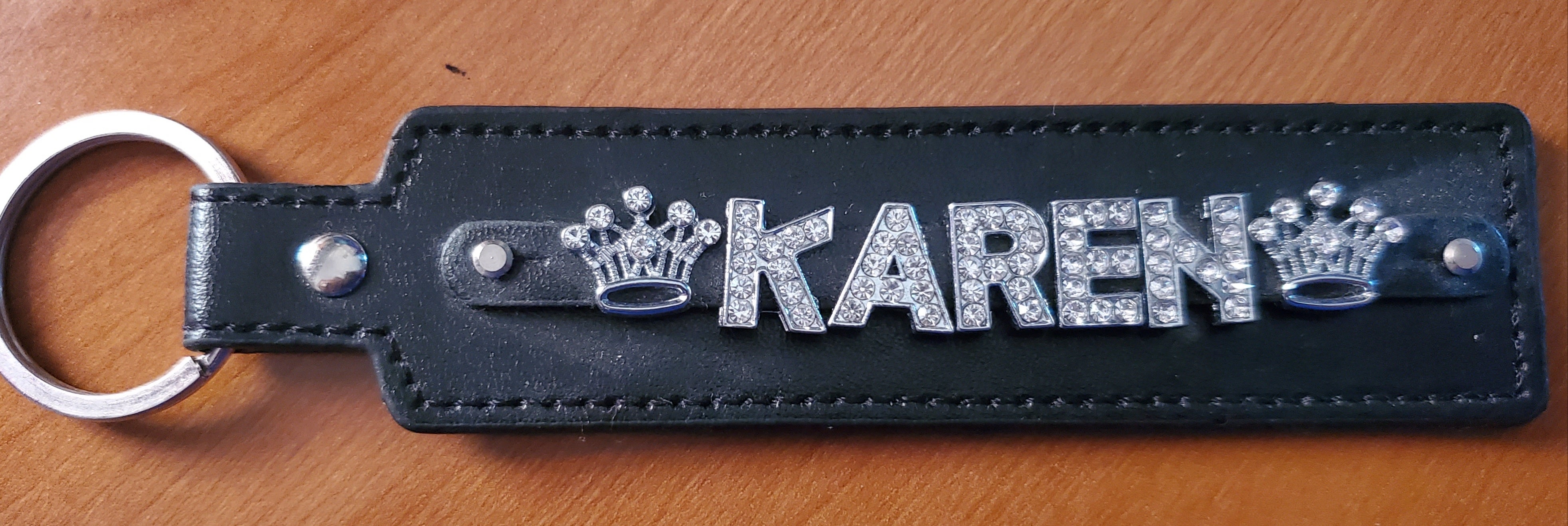 The LUXE NK NAME KEYCHAIN