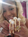 THE LUXE NK GLAM PEARL GOLD BANGLE - J43A