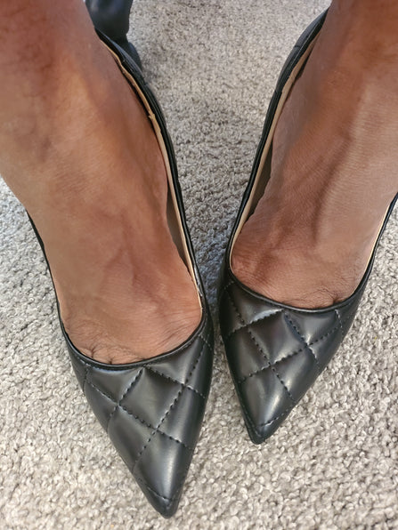 THE LUXE CLASSIC NK GLAM QUILTED PUMPS -  NKF25