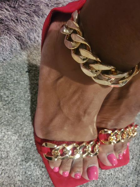 THE LUXE CLASSIC CUBAN LINK HEELS- NKF66