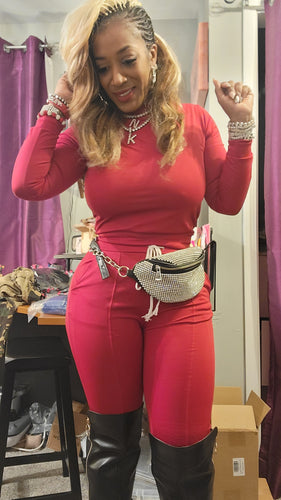 THE LUXE NK GLAM SOLID TRACKSUIT SET - NK6