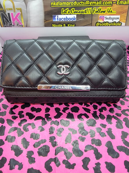 THE LUXE NK GLAM  HIGH FASHION WALLETS - CHANELWALLET