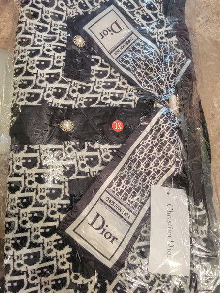 THE LUXE NK GLAM OH SOOOO CLASSY CHRISTIAN DIOR CARDIGAN SWEATER- NKCD1