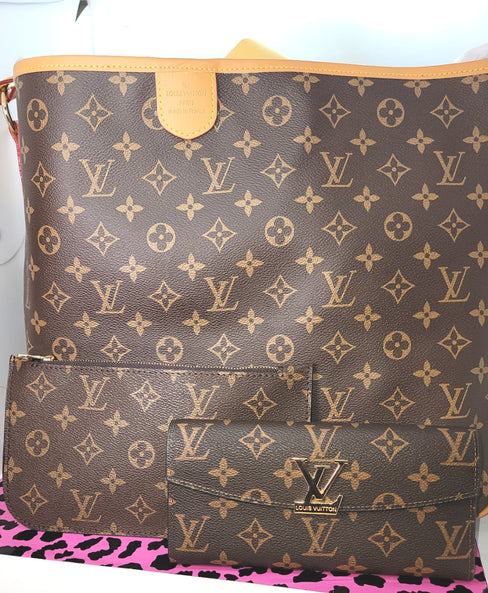 THE LUXE NK GLAM HIGH FASHION HOBO SET - NKLV1008