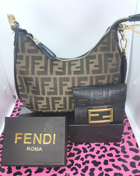 THE LUXE NL GLAM HIGH FASHION CROSSBODY SET - NKFF1015