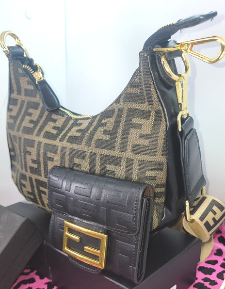 THE LUXE NL GLAM HIGH FASHION CROSSBODY SET - NKFF1015